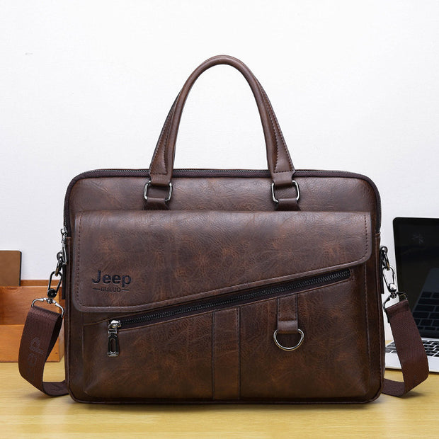 Vintage Travel Messenger Office Crossbody Bag Laptop Briefcase College Satchel Bag