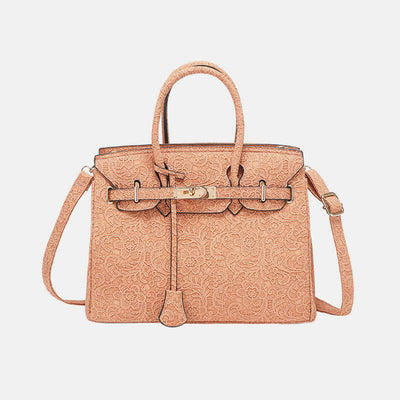 Tote Bag for Women Fashion Lace Hollow Out Handbag Top-Handle Satchels