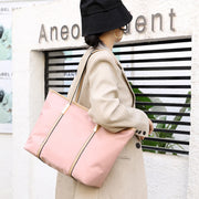 Waterproof Tote Shoulder Bag for Women Big Capacity Nylon Handbag