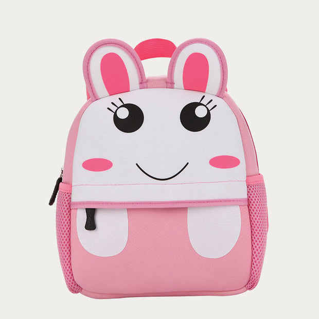 Backpack For Kids Cute Cartoon Animal Pattern Nylon Schoolbag