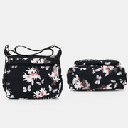 Women's Crossbody Bag Multi-Pocket Nylon Shoulder Handbag Purses Travel Bags