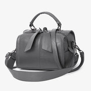 Minimalist Top Handbag For Lady Elegant Bowknot Design Crossbody Bag