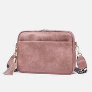 Crossbody Bag for Women Retro Tassel PU Leather Bag