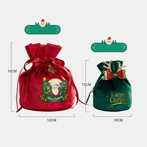 Christmas Gift Bags Xmas Santa Candy Bags for Christmas Party Favor