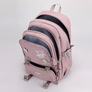 Backpack for Women Multi-Pocket Large Capacity Polyester Fiber School Daypack