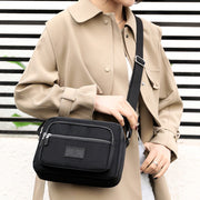 4 Zip Crossbody Bag Lightweight Nylon Purse for Women