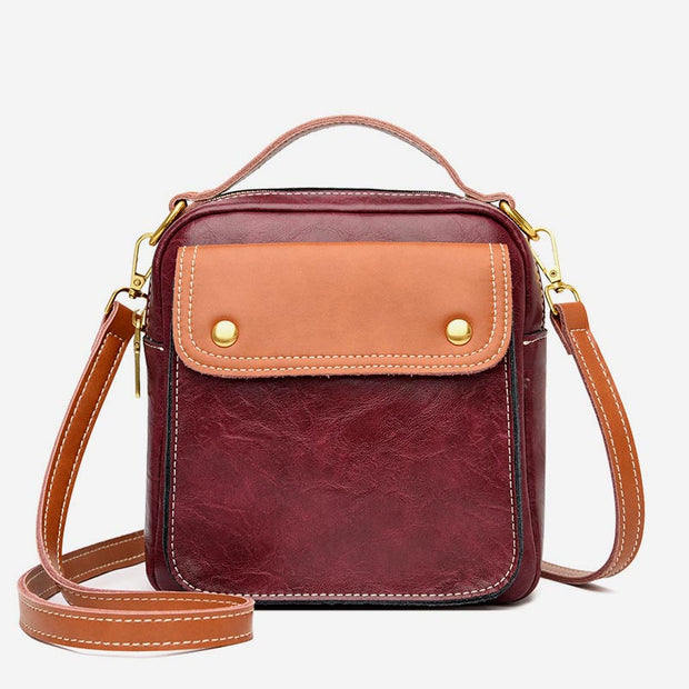 Vintage Women's Leather Crossbody Shoulder Bag Handbag Shopping Travel Satchel