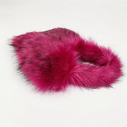 Heart Shape Handbag Women Party Soft Faux Fur Shoulder Bag