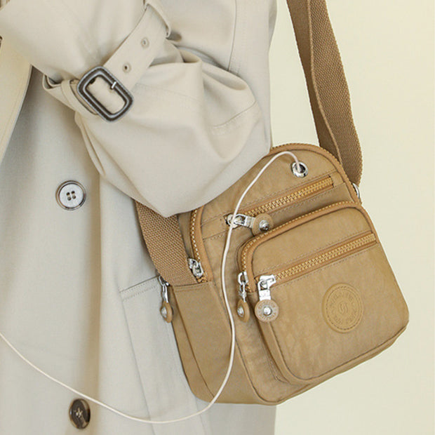 Women's Mini Crossbody Bag Lightweight Multi Pocket Shoulder Bag Purses