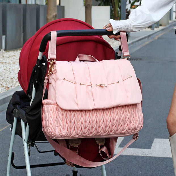 Mommy Bag For Women Outdoor Lightweight Multifunctional Infant Shoulder Bag