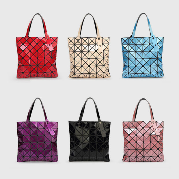 Geometric Diamond Shoulder Bag Minimalist Solid Color Women Handbag