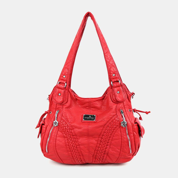 Women's Solid Color Hobo Bag