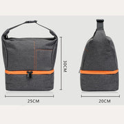 Camera Case Handbag with Crossbody Strap for SLR DSLR Lenses Cables Accessories