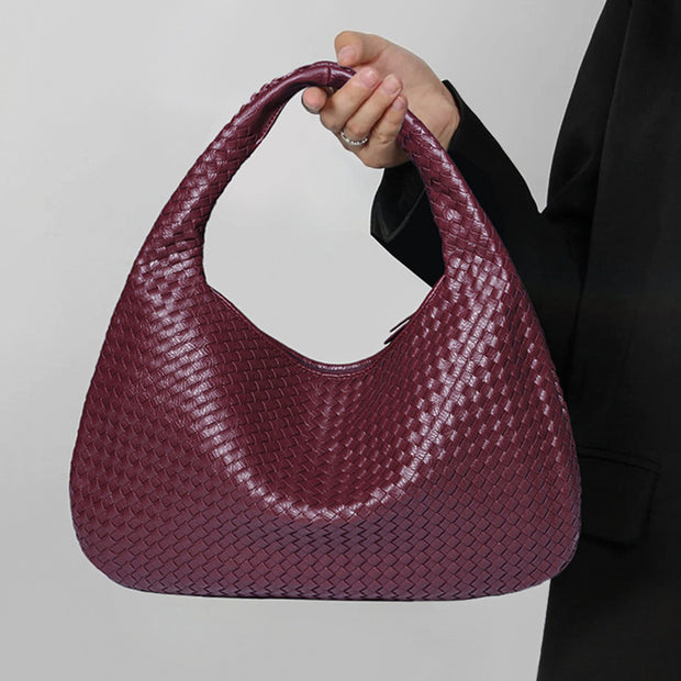 Crescent Underarm Bag For Women Woven Minimalist Shoulder Bag