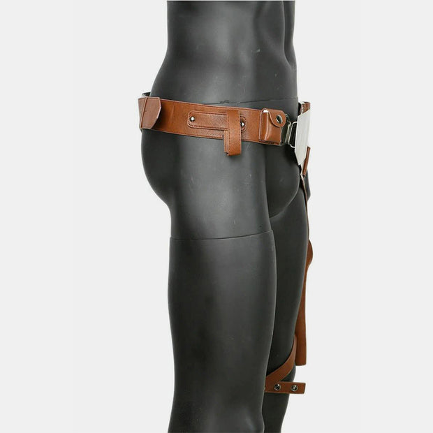 Leather Holster For Cosplay Prop Medieval Waist Leg Bag
