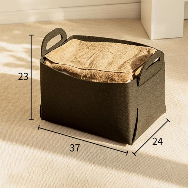 Storage Bag For Home Portable Felt Clothes Organizer Basket Snack Box