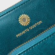 Sunflower Leather Phone Bag Multi-Slot Crossbody Mini Bag with Card Holder Coin Purses