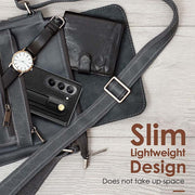 Samsung Fold Wrist Strap Foldable Anti Drop Leather Phone Case
