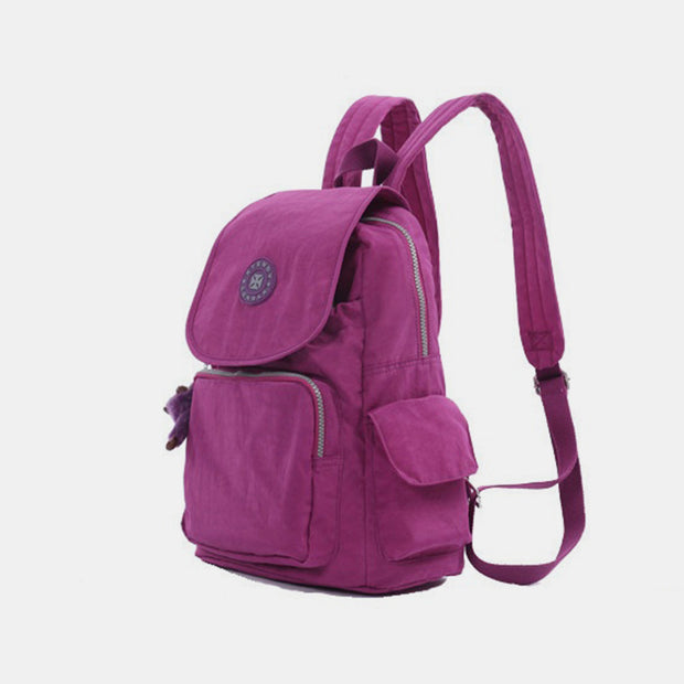 Women's Small Nylon Backpack Lightweight Versatile Daypack College School Bag