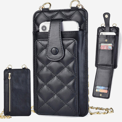 Elegant Embossing Small Crossbody Phone Bag