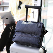 Multi-Compartment Multifunctional Messenger Bag Laptop Crossbody Bag
