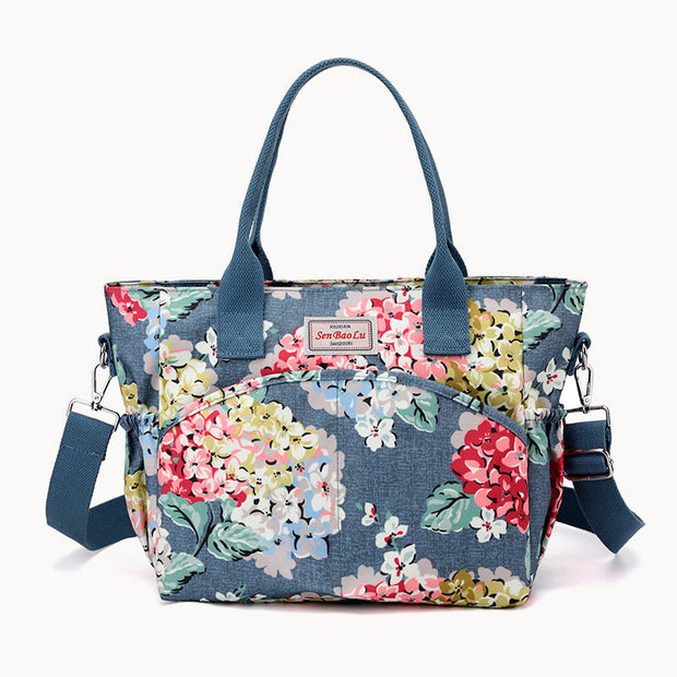 Top-Handle Bag For Women Ethnic Flower Style Crossbody Bag