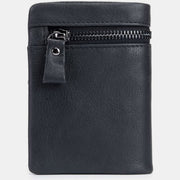 RFID Multifunctional Genuine Leather Bifold Wallet
