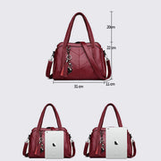 Top-Handle Bag For Women Tassel Large Capacity Crossbody Bag