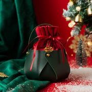 Christmas Gift Bag Xmas Apple Candy Handbag for Favors and Decorations