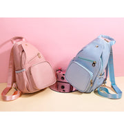 Women's Convertible Sling Bag Lightweight Casual Mini Backpack Chest Bag