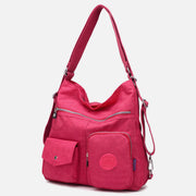 Waterproof Lightweight Multi-Pocket Convertible Backpack Shoulder Bag Purse for Women