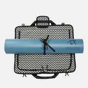 Exercise Yoga Mat Bag Carrier for Women Men with Multi-Pockets Adjustable Strap