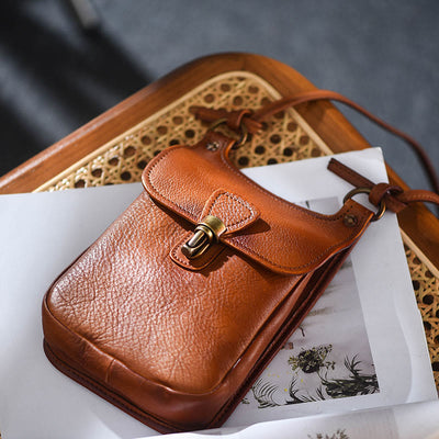 Handmade Crossbody Bag For Women Mini Retro Shopping Phone Bag