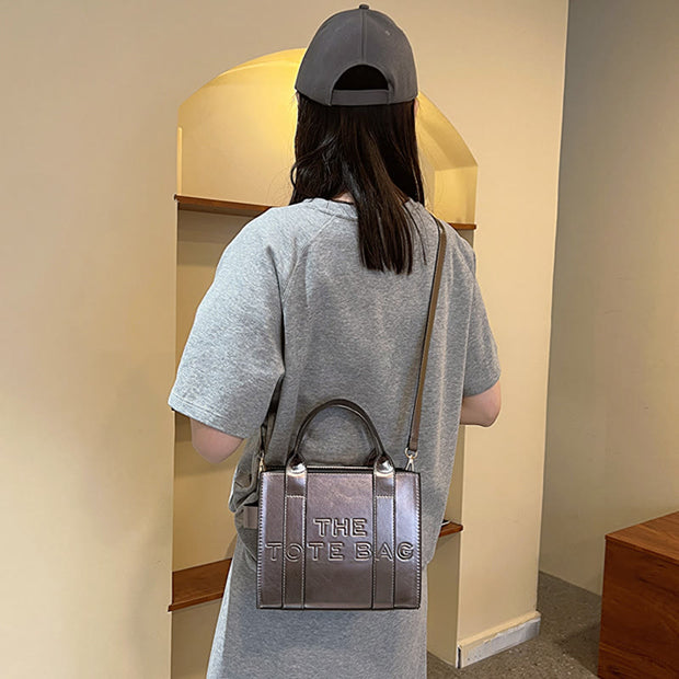 Tote For Women Solid Color Printing Word Outstanding Crossbody Bag