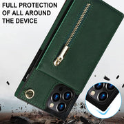 Functional iPhone Samsung Phone Case Mini Phone Bag with Card Holder