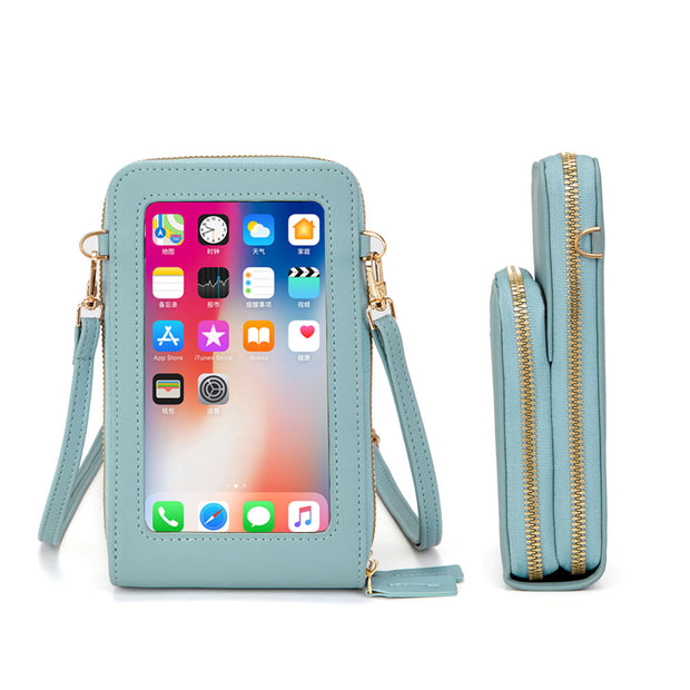 Large Capacity Phone Purse With Clear Window