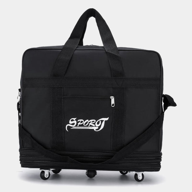 Expandable Spinner Wheel Travel Rolling Tote Luggage Bag Duffel Bag