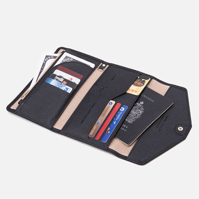 RFID Passport Holder For Travel Ultra Thin Multifunctional Document Bag