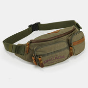Multifunctional Large Capacity British Style Waist Bag