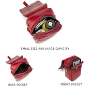 Vintage Crossbody Phone Bag Small Leather Shoulder Bag Wallet Purse