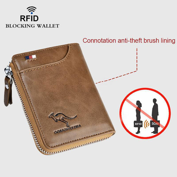 Vintage RFID Large Capacity Wallet