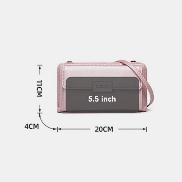 High Capacity Multi-Slot Crossbody Phone Bag
