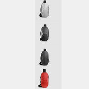 Mens Fashion Sling Bag Waterproof Sturdy Crossbody Bag with USB Charging Port