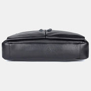 Business Briefcase Messenger Bag For Men Genuine Leather Laptop Bag