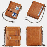 RFID Large Capacity Anti-theft Wallet With Chain