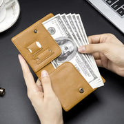 Front Pocket Wallet for Men Slim RFID Blocking Bifold Leather Wallet