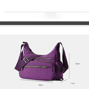 Waterproof Shoulder Bag for Women Casual Nylon Purse Handbag Crossbody Bag