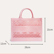 Large Capacity PVC Beach Bag Tote Handbag for Storage Holiday