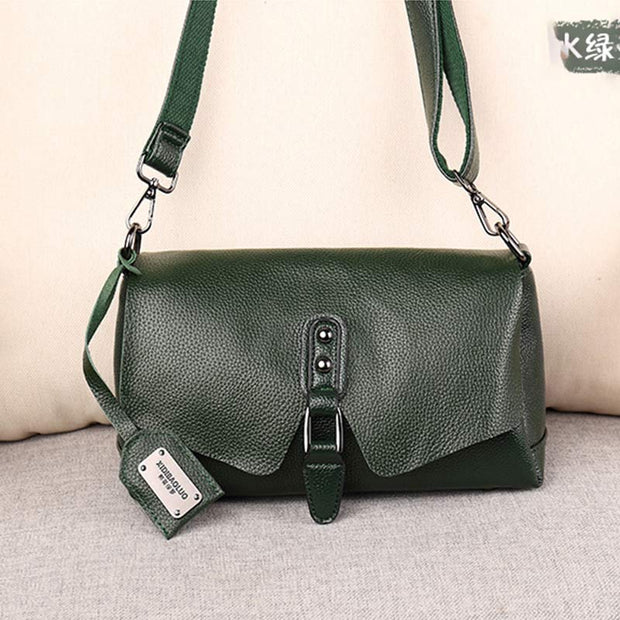 Leather Satchel Handbag for Women Retro Shoulder Bag Crossbody Bag