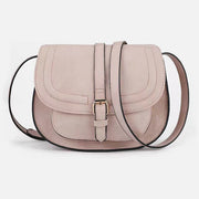Elegant Saddle Bag Simple Magnetic Buckle Dating Bag For Women